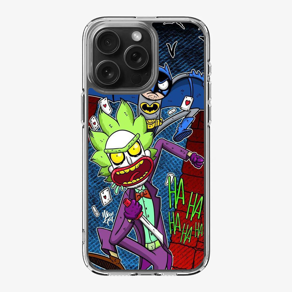 Rick And Morty Bat And Joker Clown iPhone 16 Pro / 16 Pro Max Case