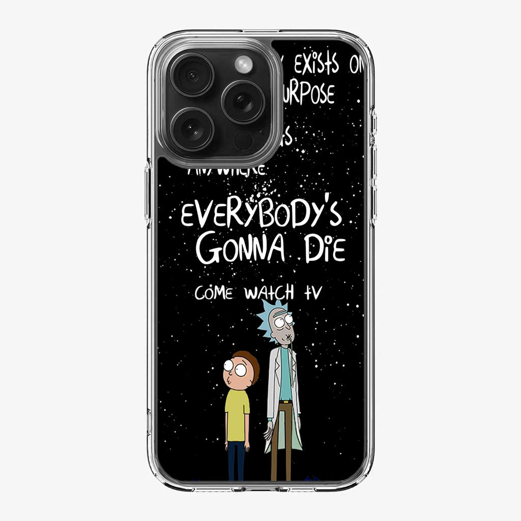 Rick And Morty Quotes iPhone 16 Pro / 16 Pro Max Case