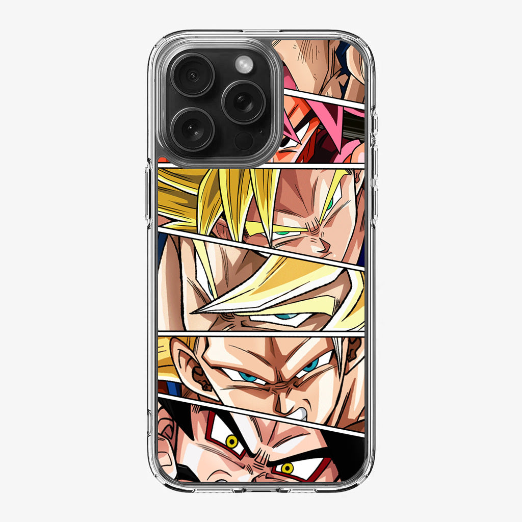 Son Goku Forms iPhone 16 Pro / 16 Pro Max Case