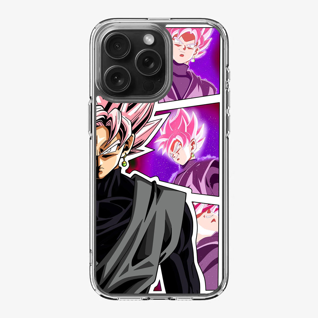 Super Goku Black Rose Collage iPhone 16 Pro / 16 Pro Max Case