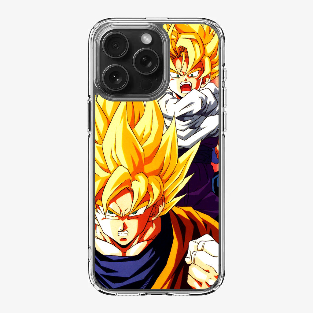 Super Saiyan Goku And Gohan iPhone 16 Pro / 16 Pro Max Case