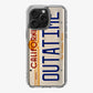 Back to the Future License Plate Outatime iPhone 16 Pro / 16 Pro Max Case