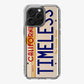 Back to the Future License Plate Timeless iPhone 16 Pro / 16 Pro Max Case