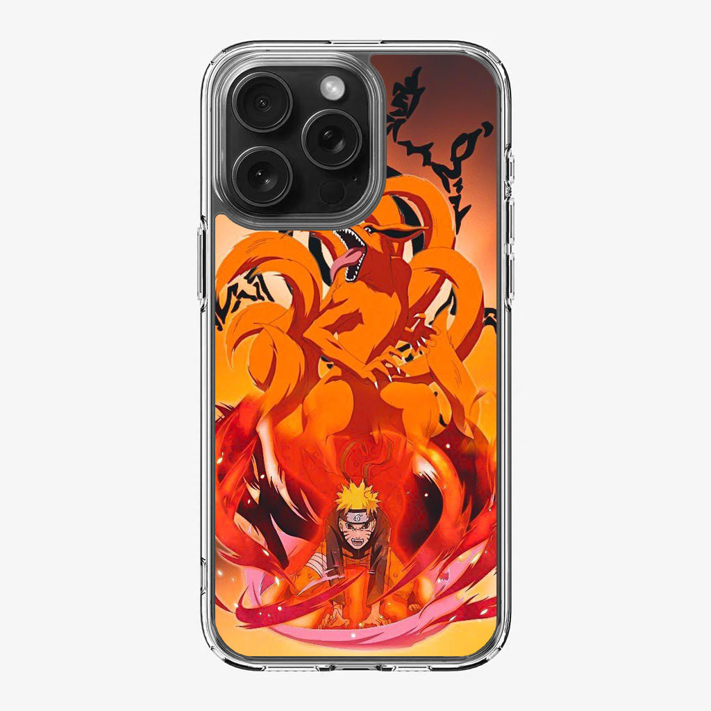 Naruto And Kurama Release Seal iPhone 16 Pro / 16 Pro Max Case