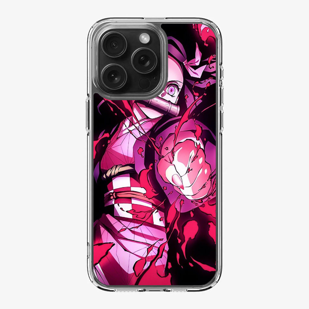 Nezuk0 Blood Demon Art iPhone 16 Pro / 16 Pro Max Case