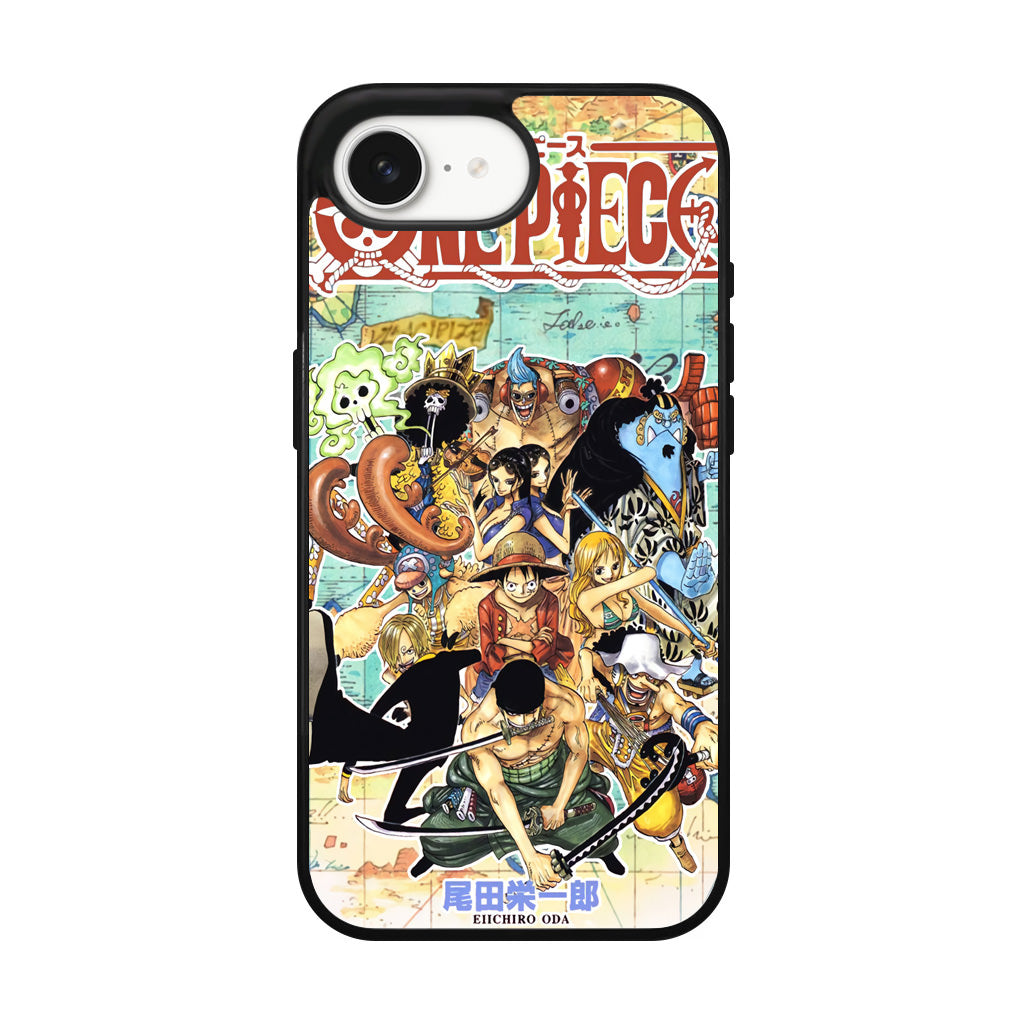 One Piece Comic Straw Hat Pirate iPhone 17e Case