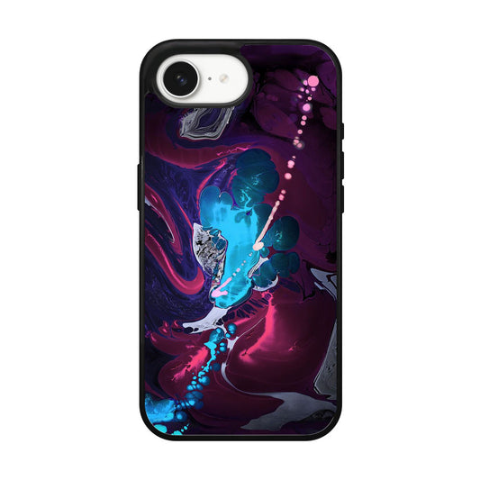 Abstract Purple Blue Art iPhone 16e Case