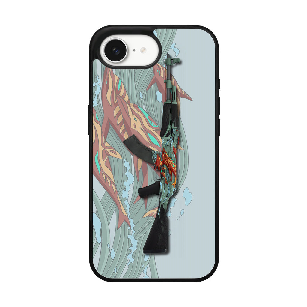 AK-47 Aquamarine Revenge iPhone 16e Case