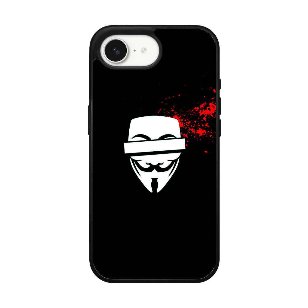 Anonymous Blood Splashes iPhone 17e Case