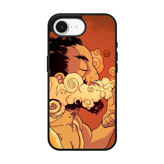 Artistic Psychedelic Smoke iPhone 16e Case