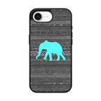 Aztec Elephant Turquoise iPhone 17e Case