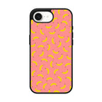 Bananas Fruit Pattern Pink iPhone 17e Case