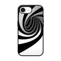 Black and White Twist iPhone 17e Case