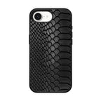 Black Snake Skin Texture iPhone 17e Case