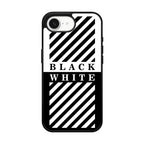 Black White Stripes iPhone 17e Case