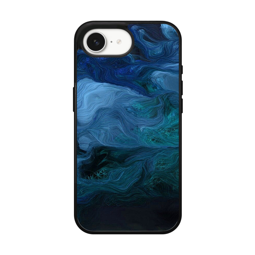 Blue Abstract Art iPhone 17e Case