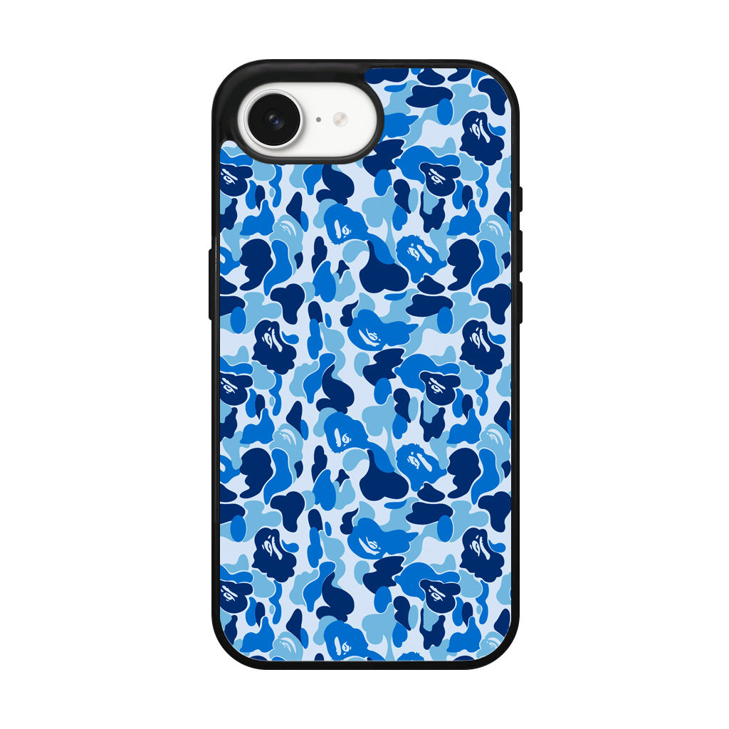 Blue Camo iPhone 17e Case