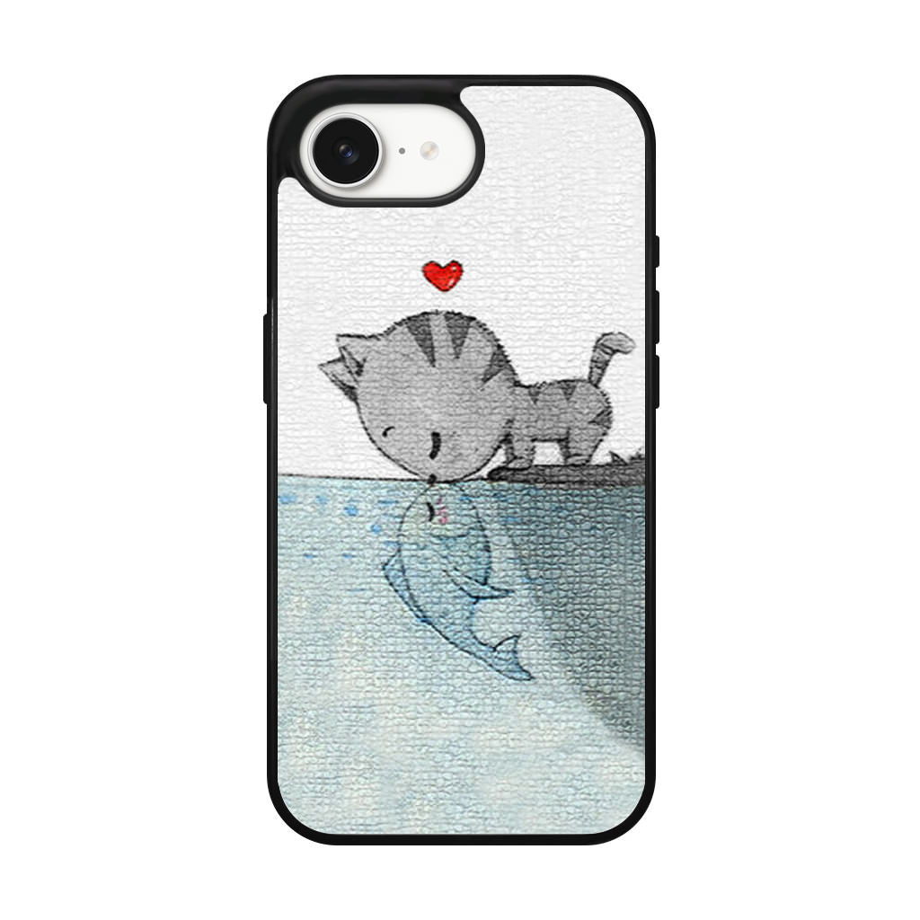 Cat Fish Kisses iPhone 17e Case