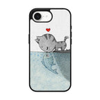 Cat Fish Kisses iPhone 17e Case