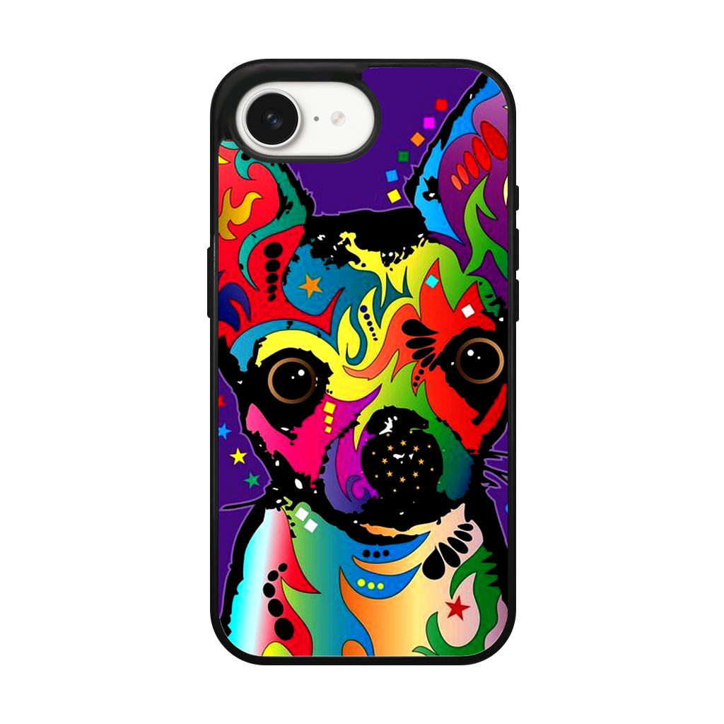Colorful Chihuahua iPhone 17e Case
