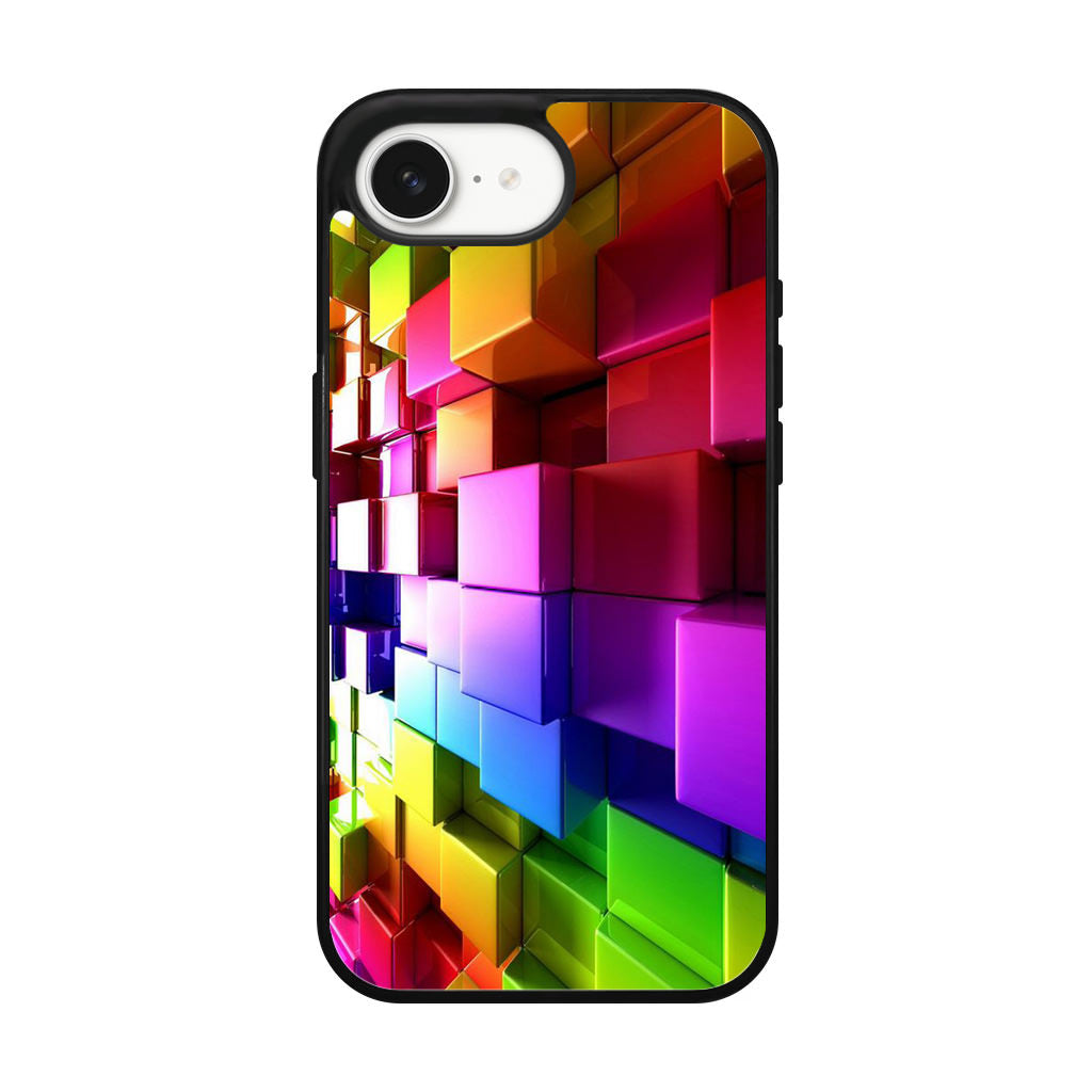 Colorful Cubes iPhone 17e Case