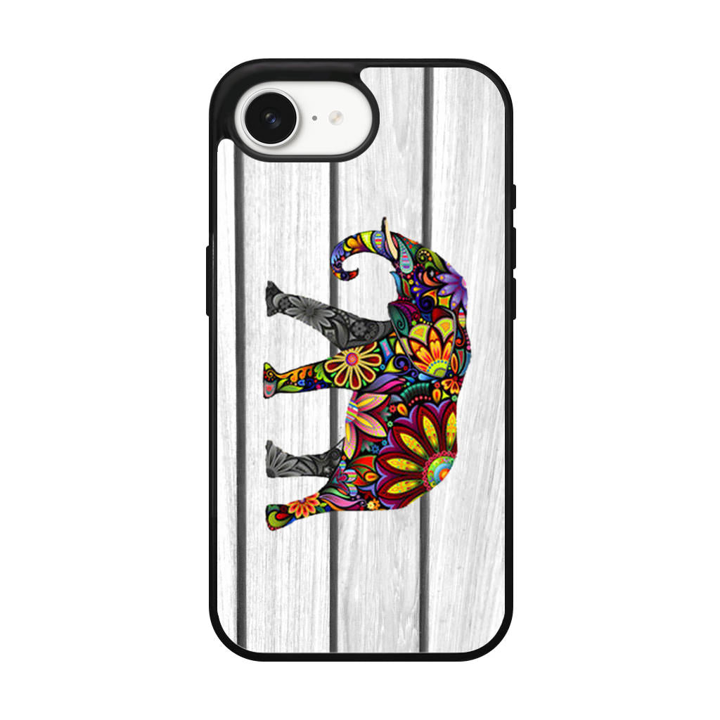 Colorful Elephant Flower iPhone 17e Case