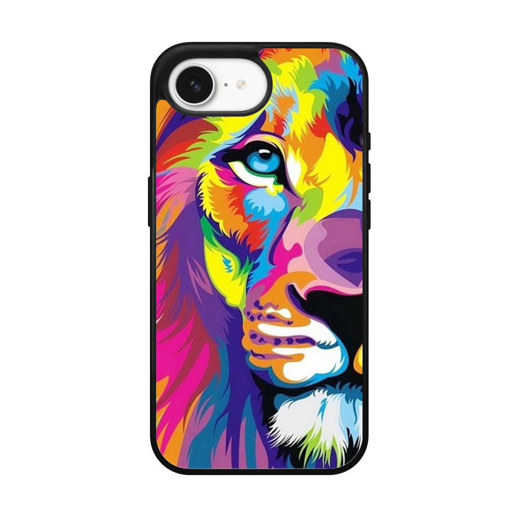 Colorful Lion iPhone 17e Case