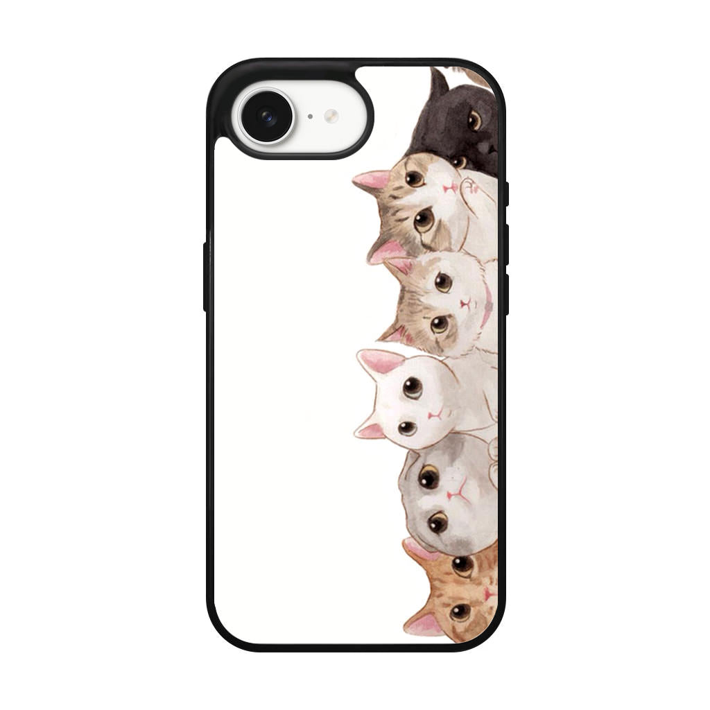 Cute Cats Vertical iPhone 17e Case