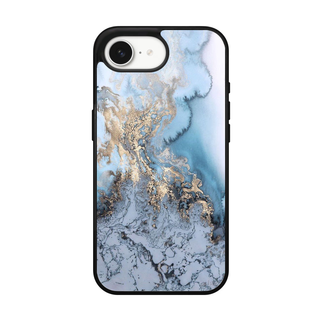 Golden Azure Marble iPhone 17e Case