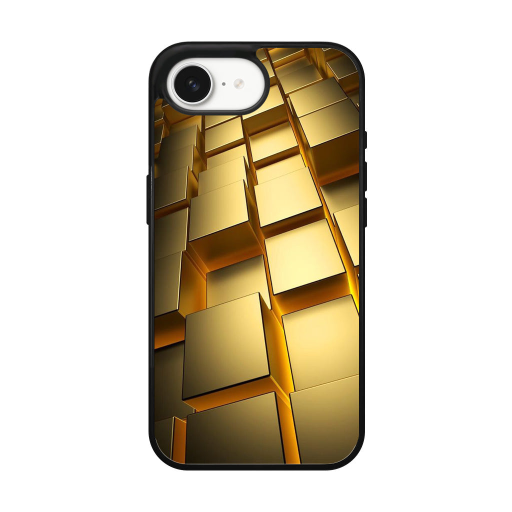 Golden Cubes iPhone 17e Case