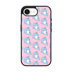 Horned Whales Pattern iPhone 17e Case