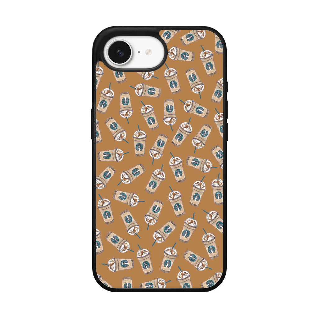 Iced Cappuccinos Lover Pattern iPhone 17e Case