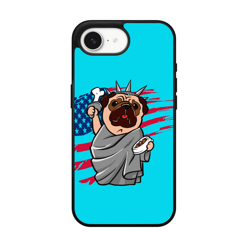 Independence Day Pug iPhone 17e Case