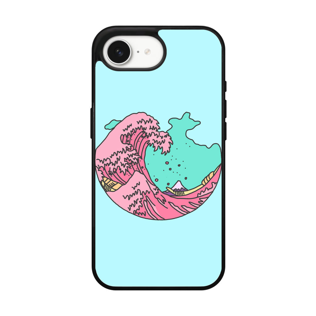 Japanese Pastel Wave iPhone 17e Case