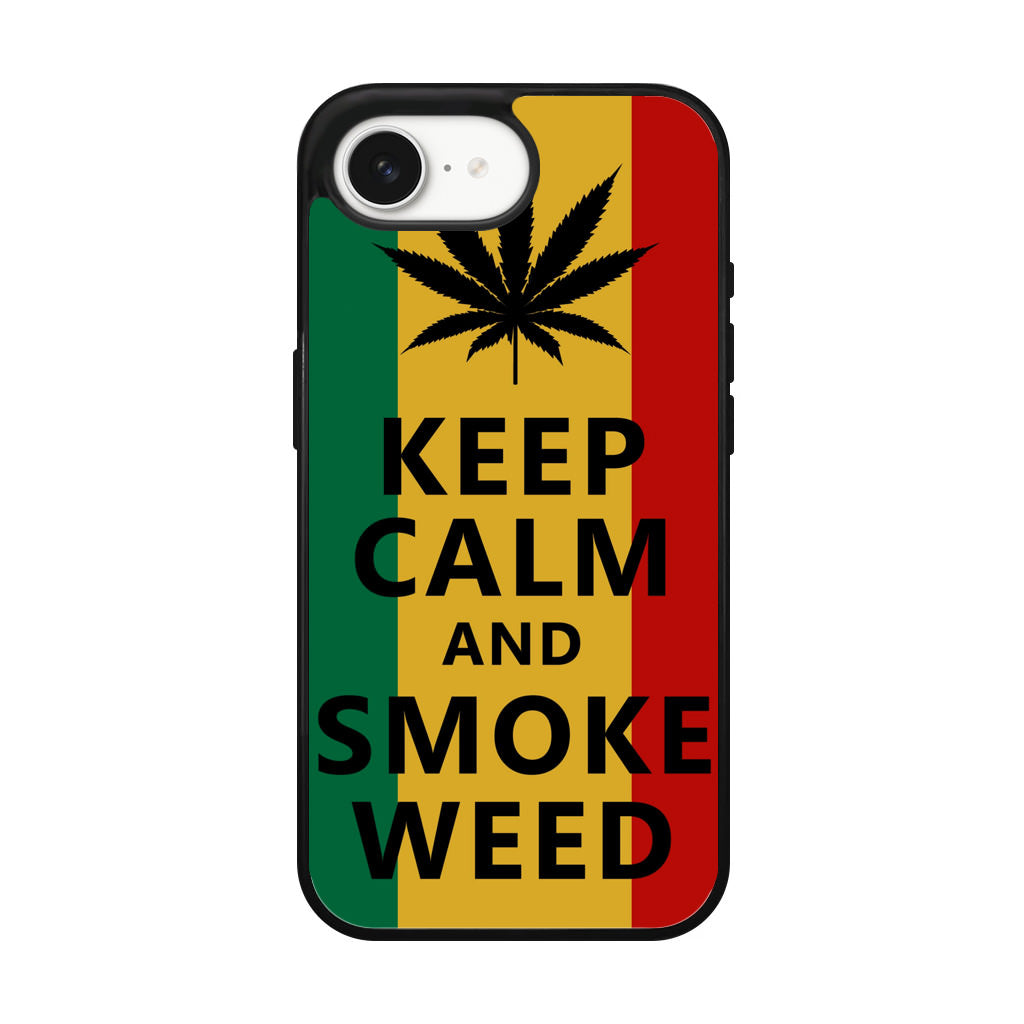 Keep Calm And Smoke Weed iPhone 17e Case