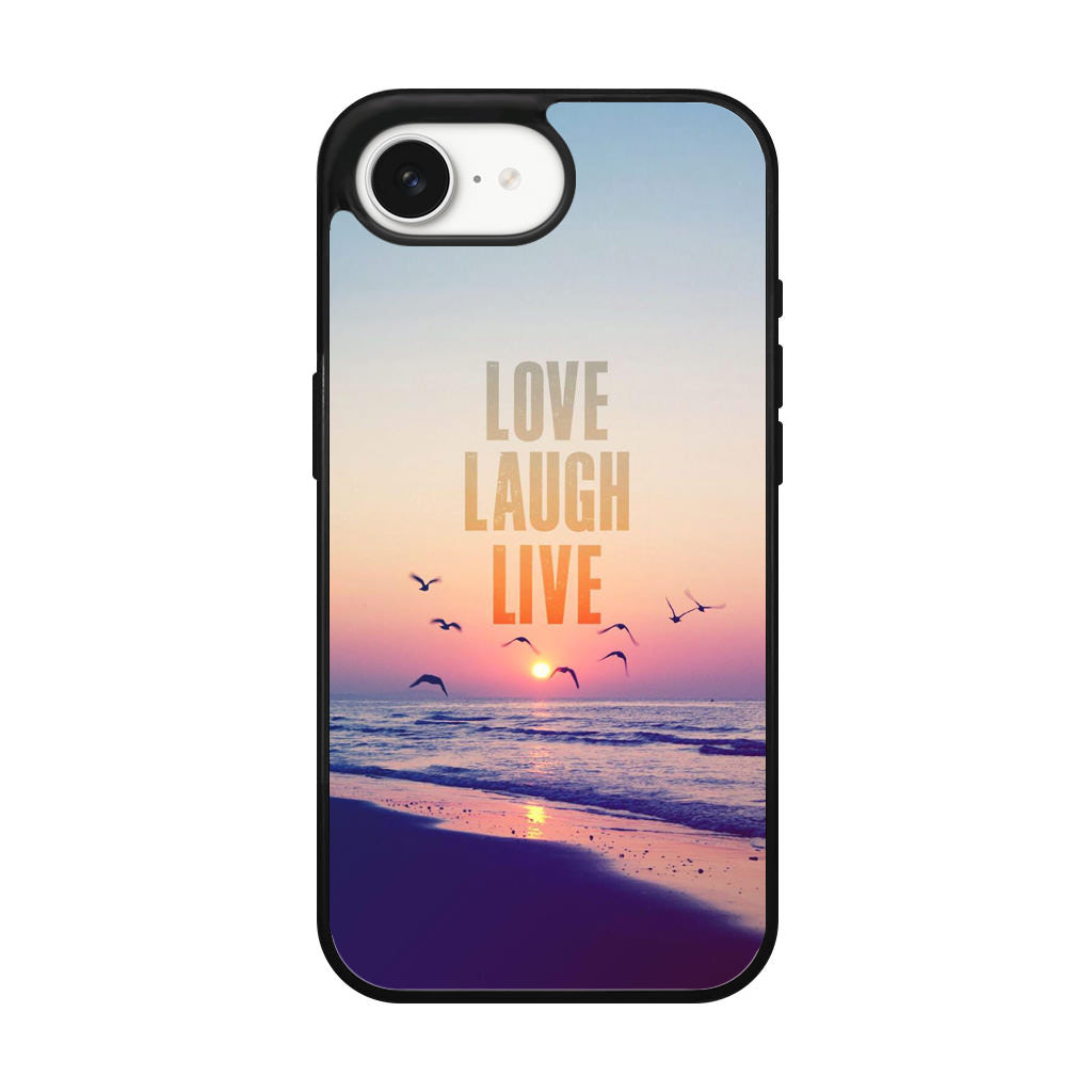 Love Laugh Live iPhone 17e Case