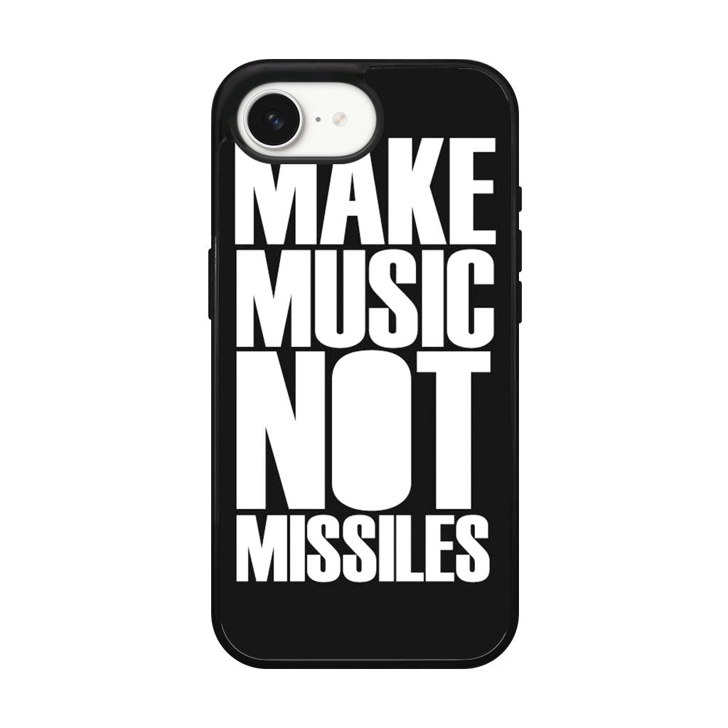 Make Music Not Missiles iPhone 17e Case