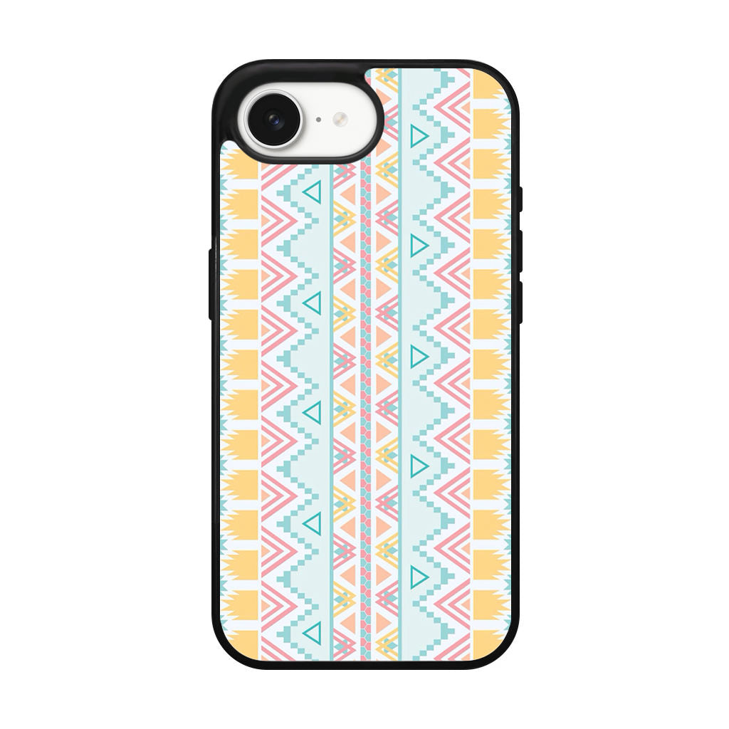 Peach Aztec Pattern iPhone 17e Case