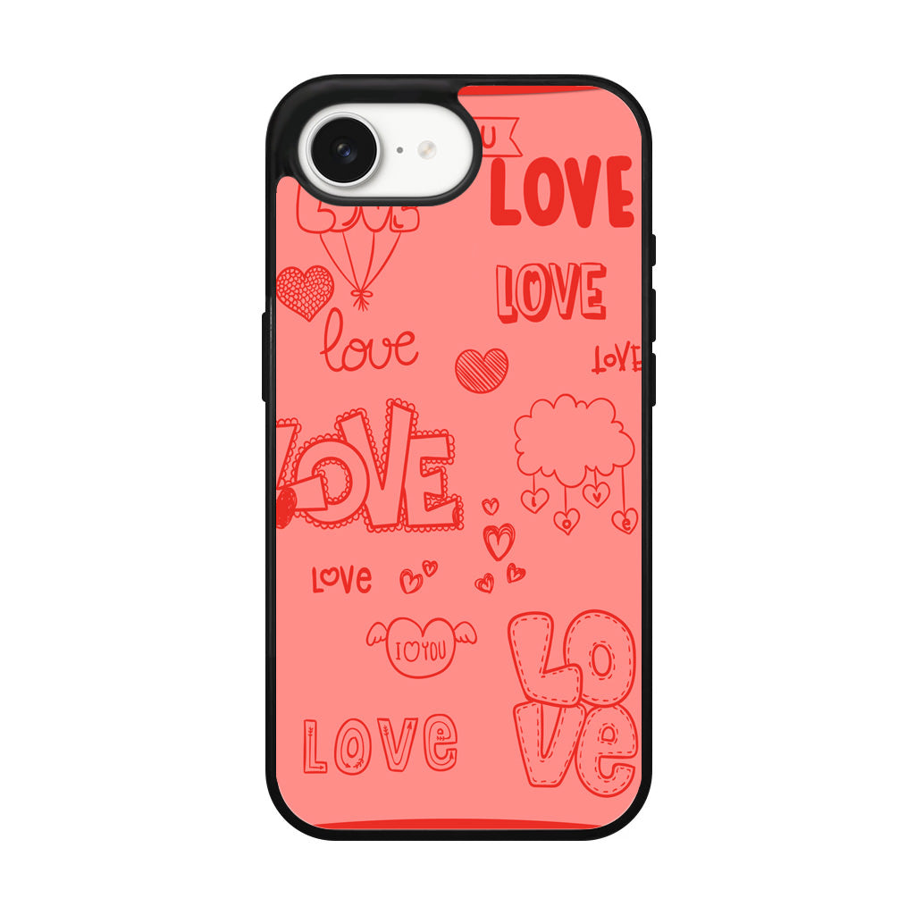Pink Lover iPhone 17e Case