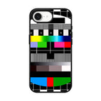 Scheme Pause TV Colorful Mesh iPhone 17e Case