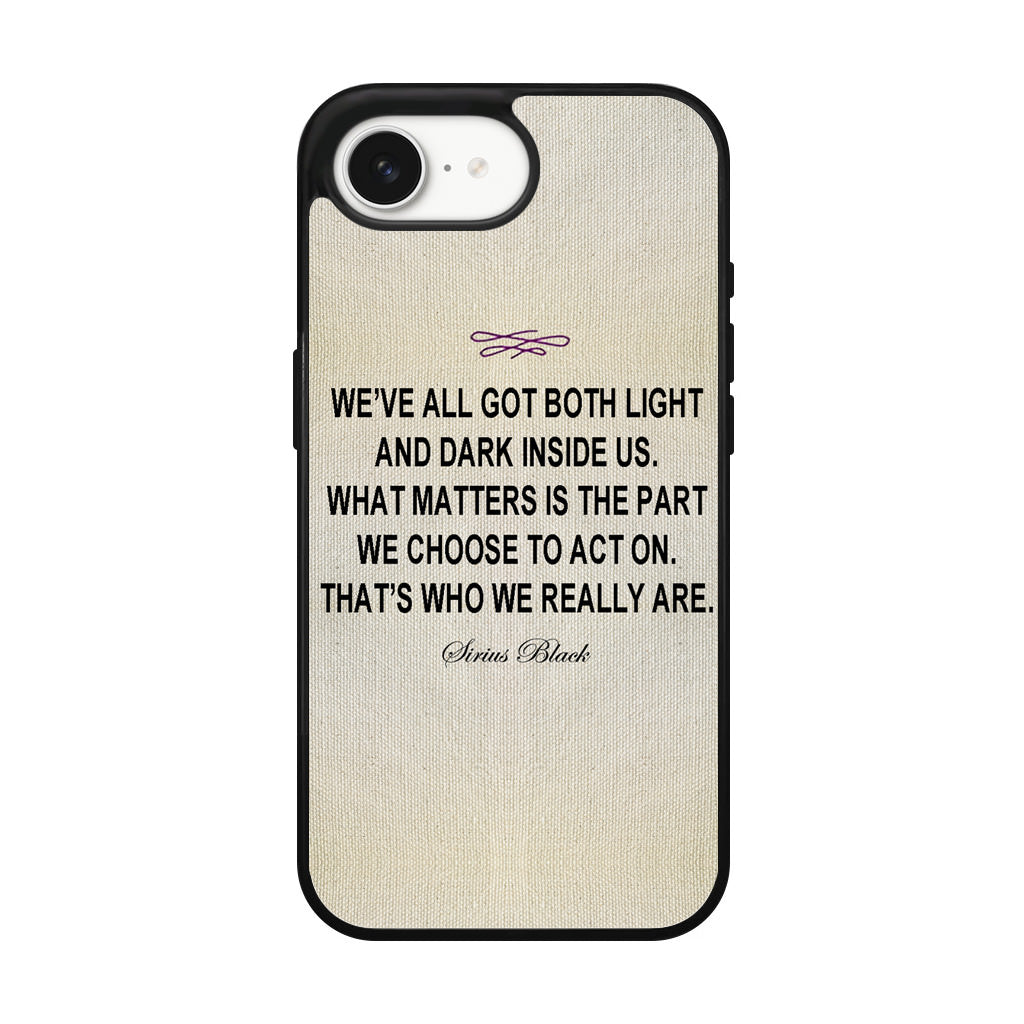 Sirius Black Quote iPhone 17e Case