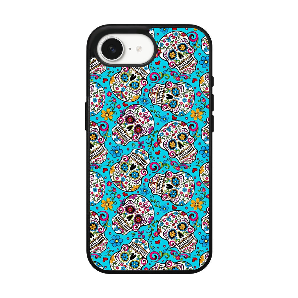Skull Floral Sugar iPhone 17e Case