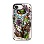 Sugar Skull Owl Tattoo iPhone 17e Case