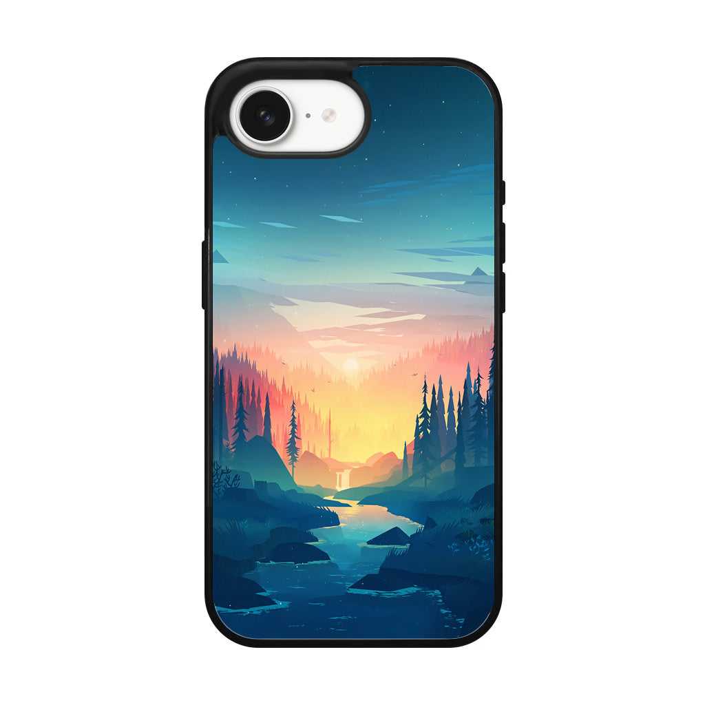 Sunset at The River iPhone 17e Case