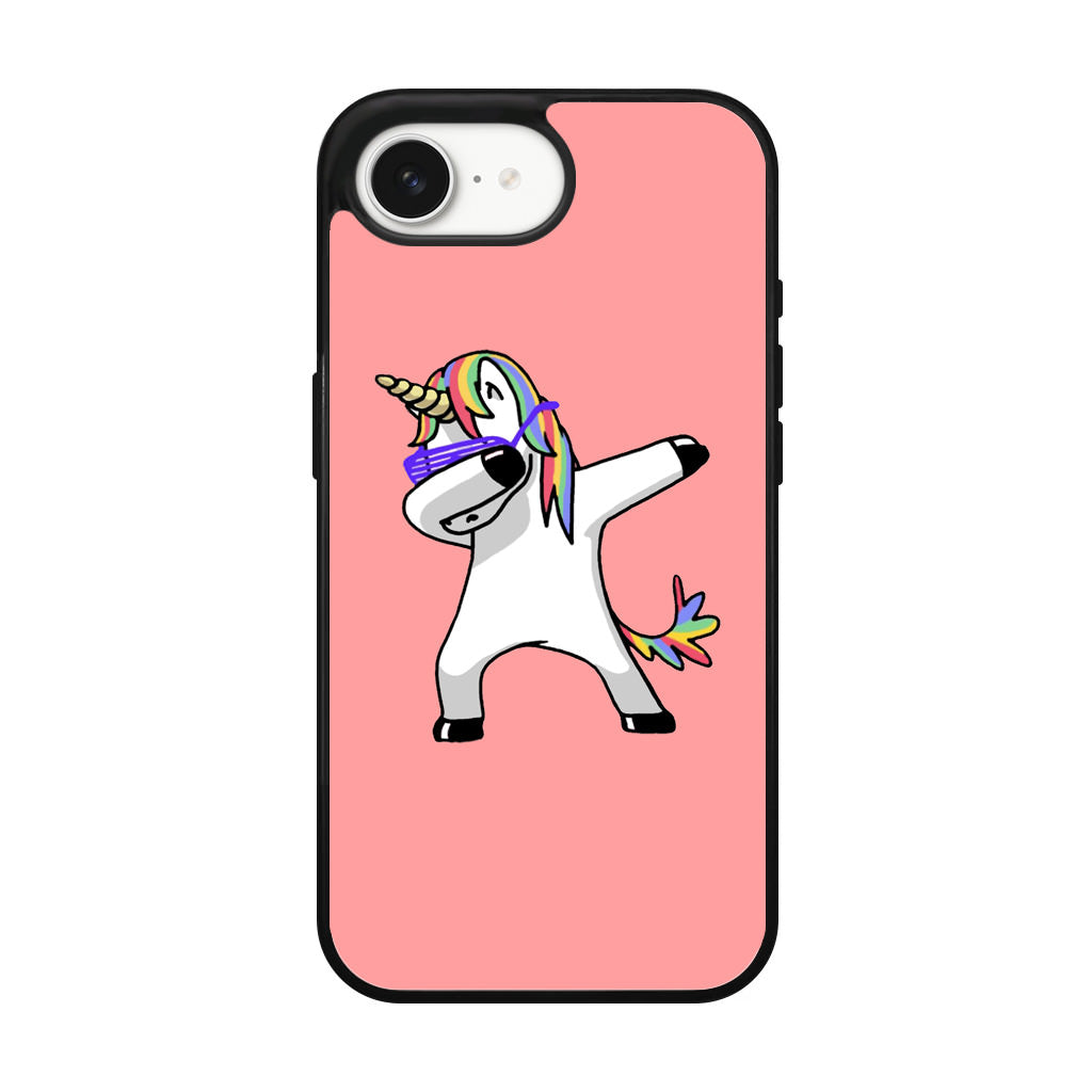 Unicorn Dabbing Pink iPhone 17e Case