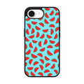 Watermelon Fruit Pattern Blue iPhone 17e Case