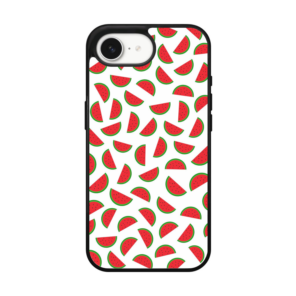 Watermelon Fruit Pattern White iPhone 17e Case