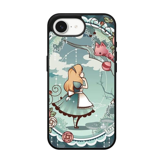 Alice And Cheshire Cat Poster iPhone 16e Case