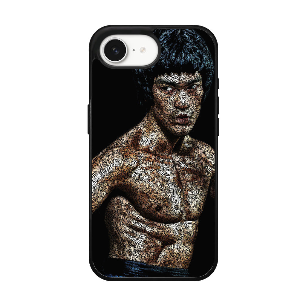 Bruce Lee Typograph iPhone 17e Case