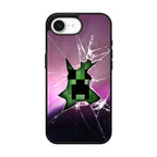 Creeper Glass Broken Violet iPhone 17e Case